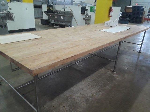 Extra Large Boos Wood Table