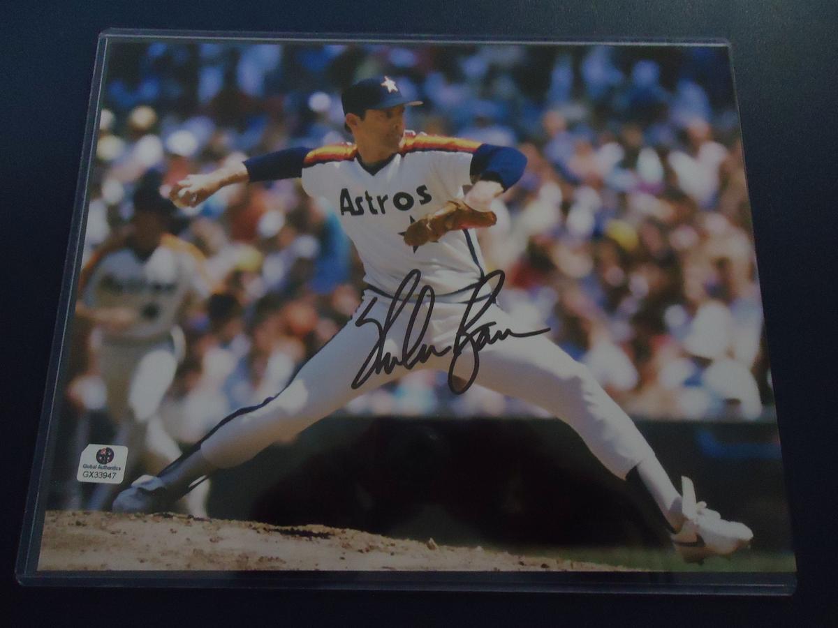 Nolan Ryan Houston Astros Signed Autographed 8x10 color photo Certified COA 947