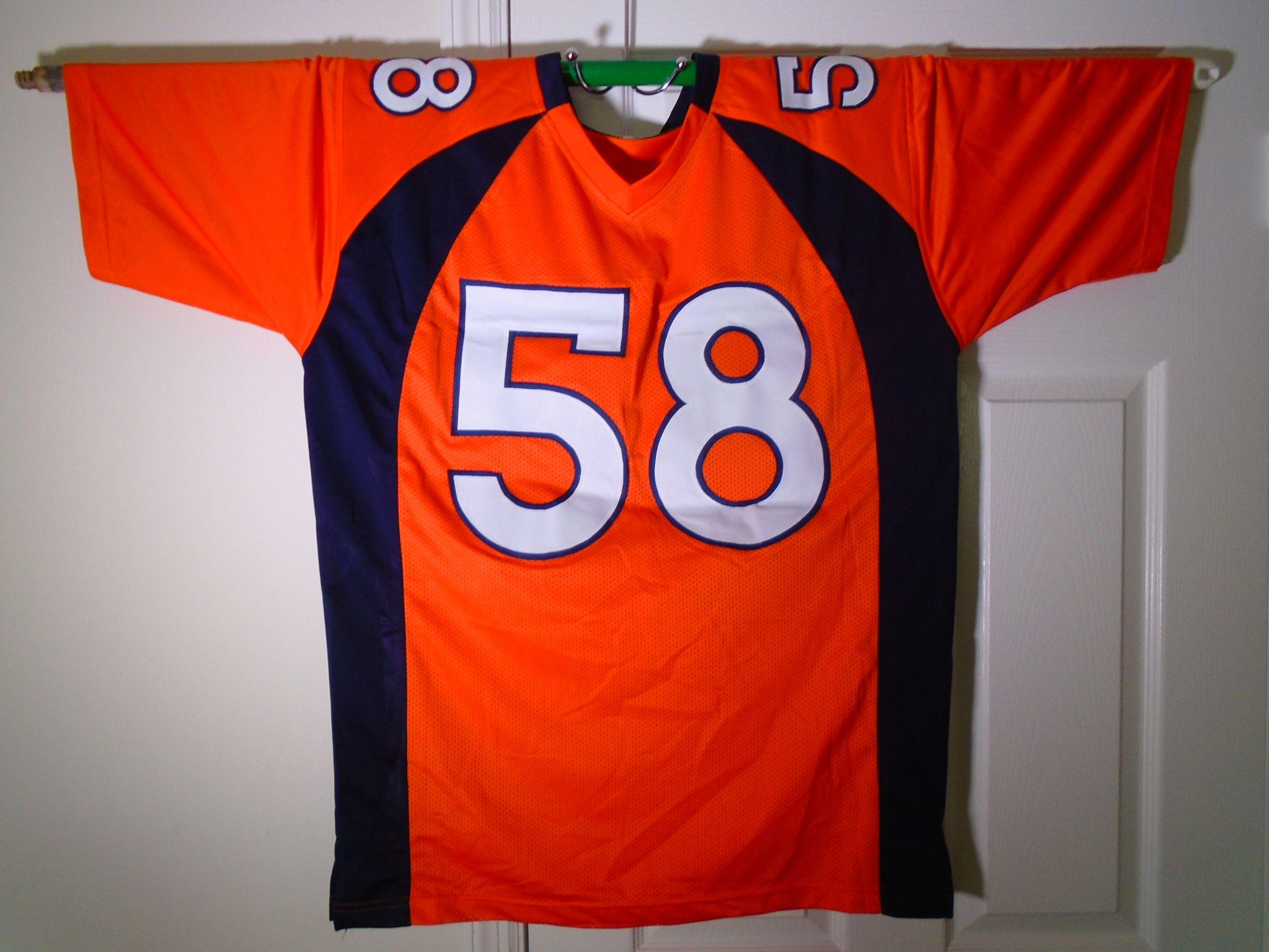 Von Miller Denver Broncos signed Football Jersey.