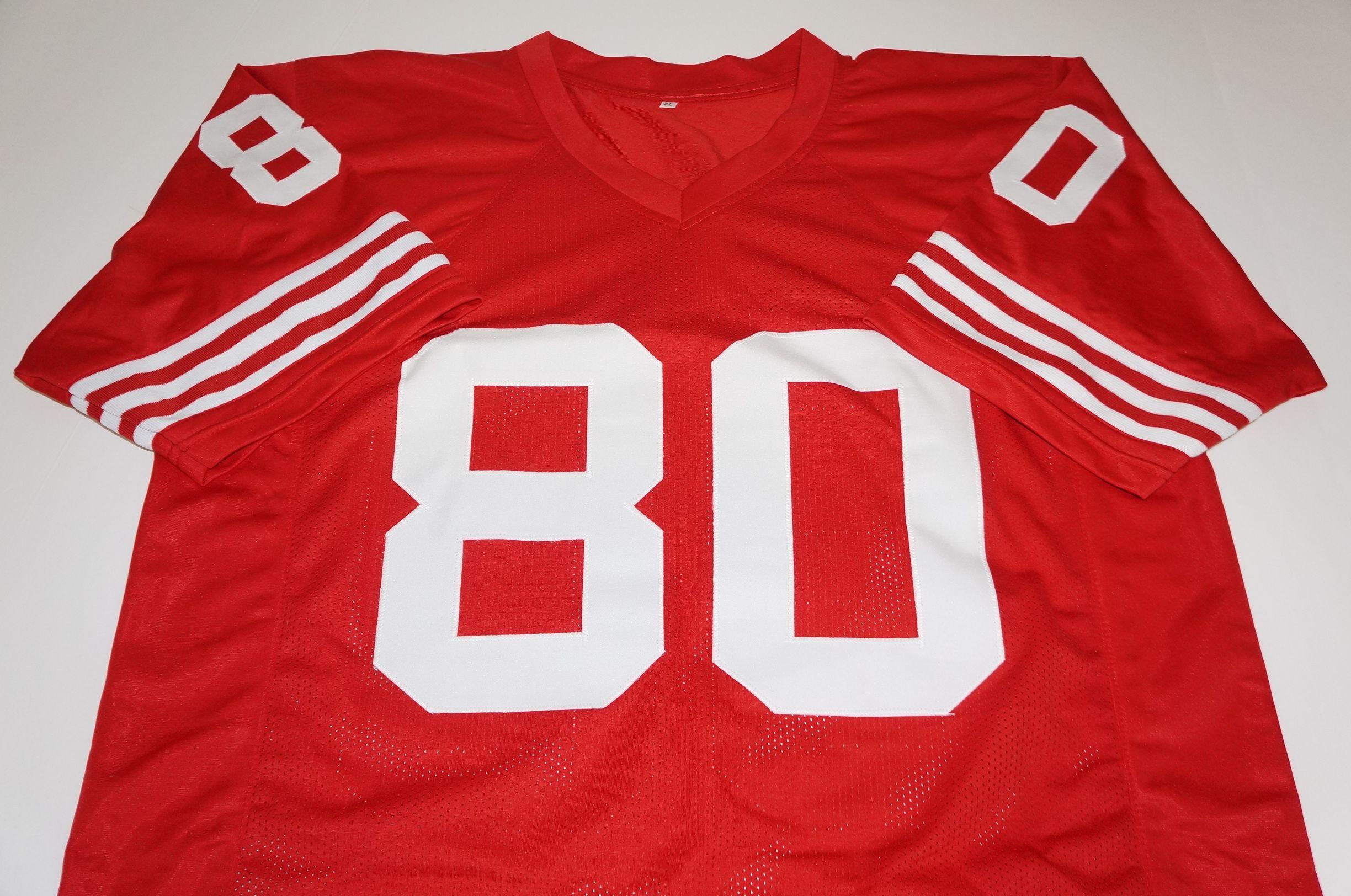 Jerry Rice San Francisco 49ers signed Football Jersey.