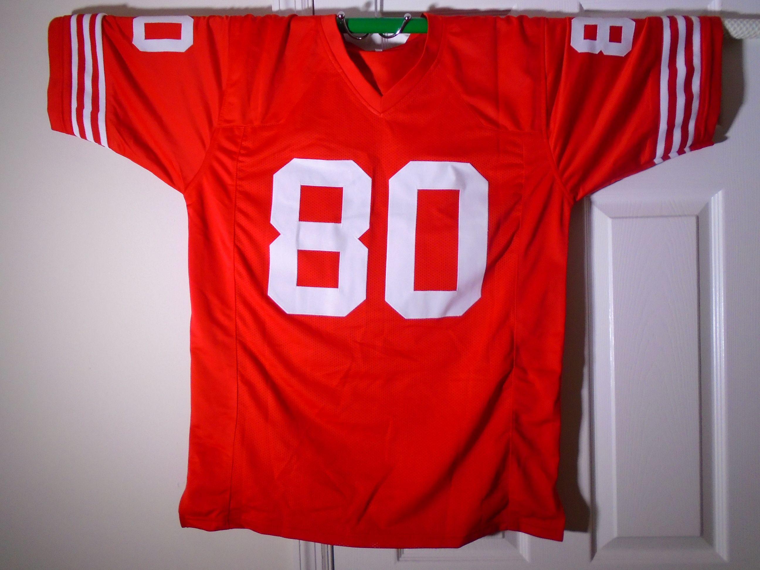 Jerry Rice San Francisco 49ers signed Football jersey.