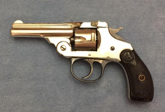 Iver Johnson Arms 32. nickel top open