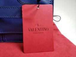 Authentic Valentino Garavani Navy Blue Purse Retail Price $1995. Dustbag