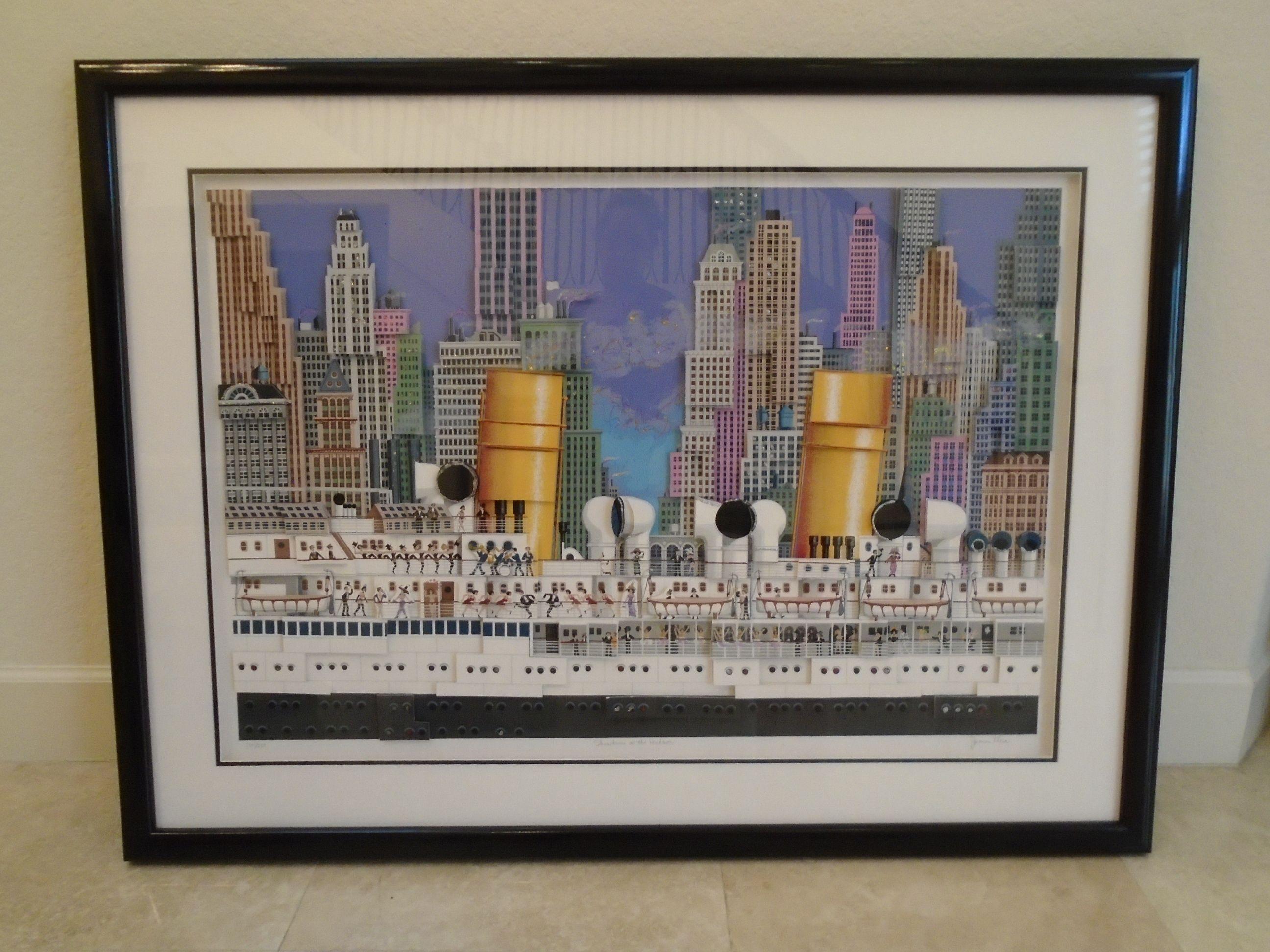 Showtime on the Hudson Limited edition Serigraph