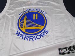 Klay Thompson of the Golden State Warriors Autographed white basketball jersey Certified COA 811