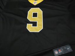 Drew Brees of the New Orleans Saints Signed black football jersey Certified COA 987