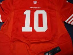 Jimmy Garoppolo of the San Francisco 49ers Signed red football jersey Certified COA 285