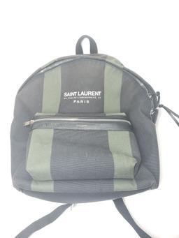 Designer Authentic Saint Laurent Paris Large Backpack