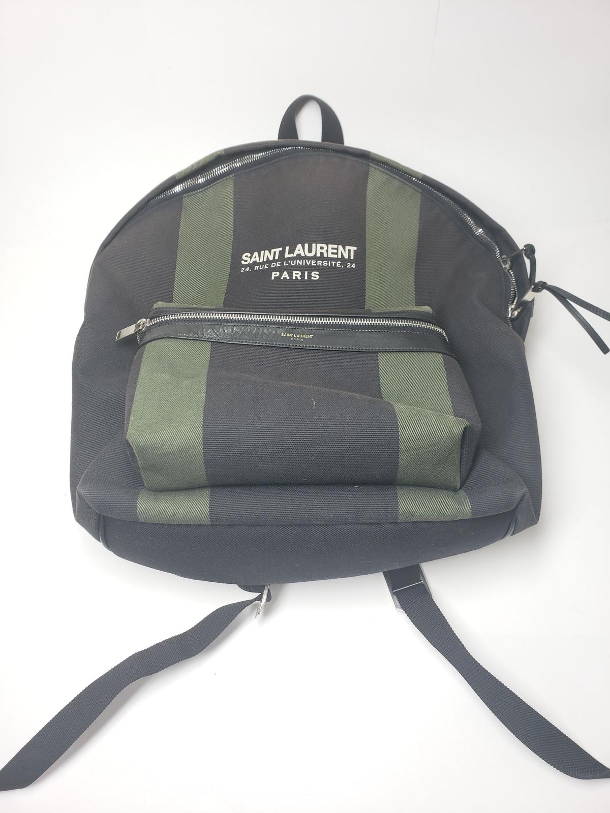 Designer Authentic Saint Laurent Paris Large Backpack