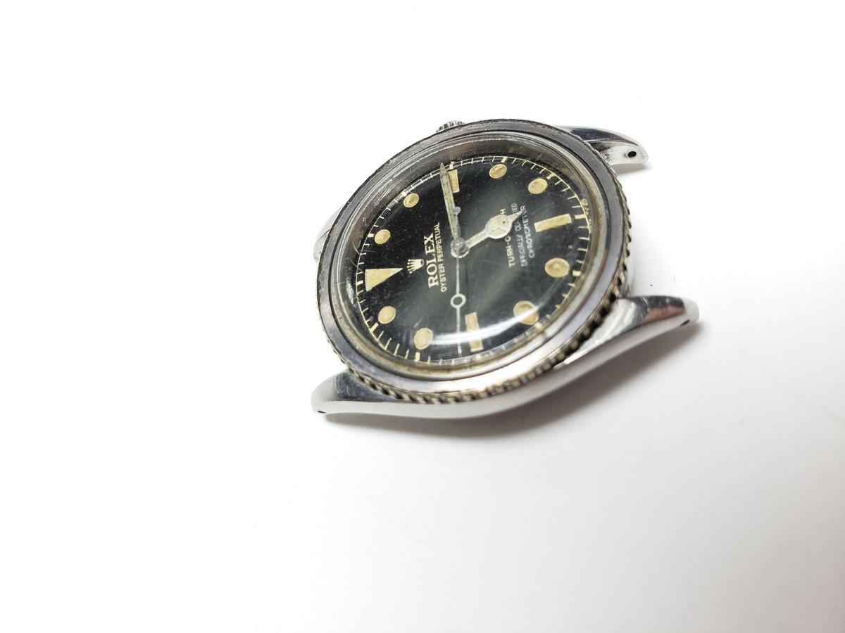 Vintage 50's 60's ROLEX TURN-O-GRAPH 6202 Steel Watch