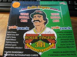 ROLLIE FINGERS SEALED VINTAGE BASEBALL WAX BOX