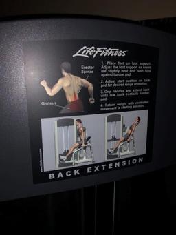 Life Fitness Commercial Back Extension