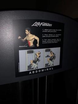 Life Fitness Abdominal Machine / Commercial Ab Crusher