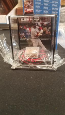 ALBERT PUJOLS  MOUNTE MEMORIES INFIELD DIRT