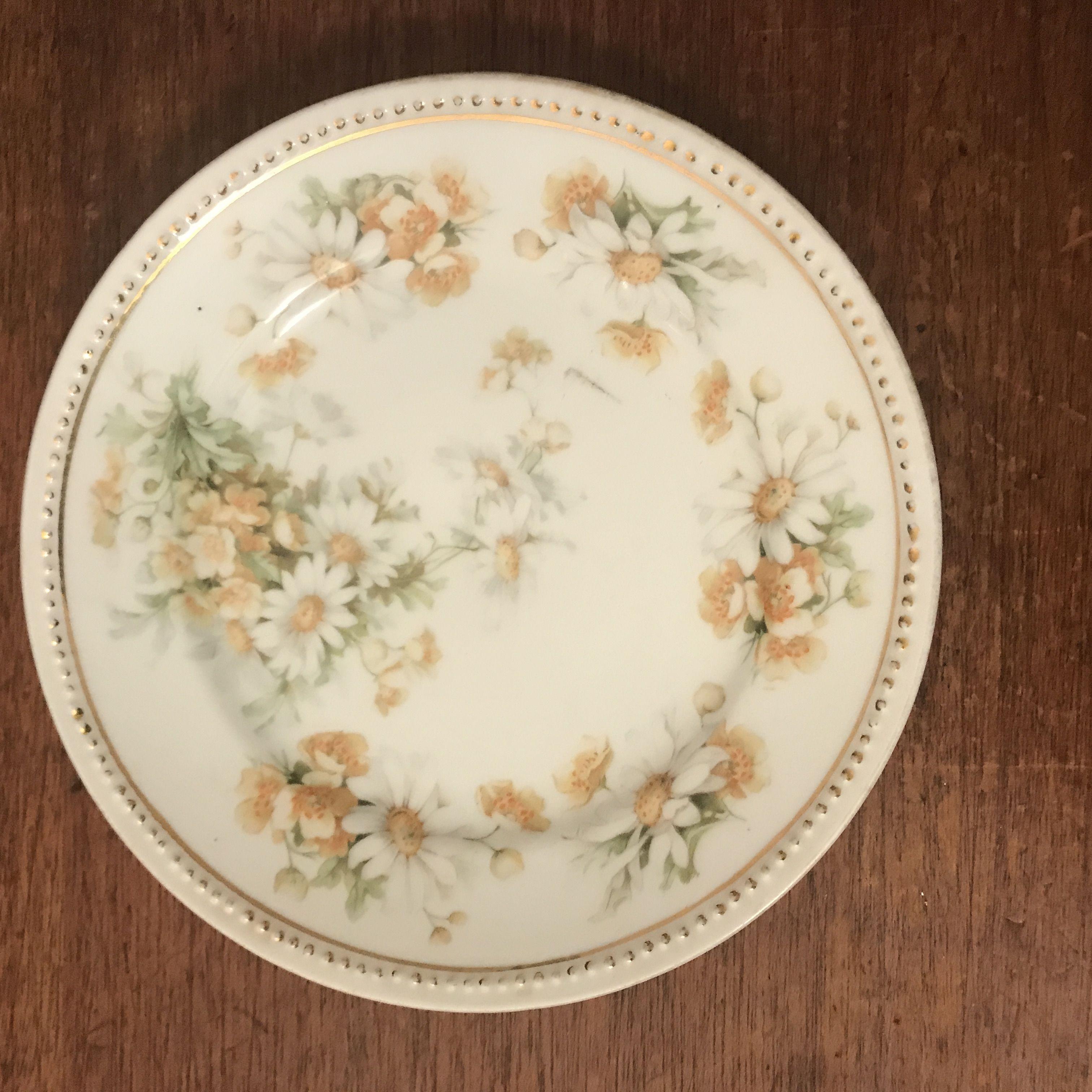 Carl Schlegelmilch 6 1/8"  porcelain dinner plate