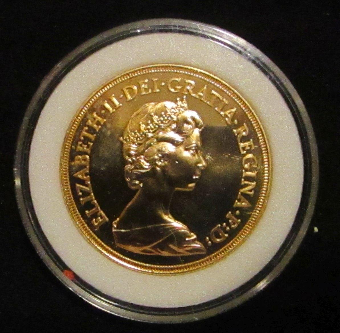 1984 Great Britian - Gold Proof - Elizabeth II - 7.98 Grams - KM919