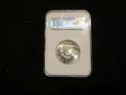 1950 Franklin Half Dollar - Graded MS65 by NGC