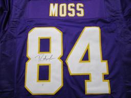 Randy Moss of the Minnesota Vikings signed autographed football jersey PAAS COA 431