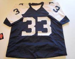 Tony Dorsett, Dallas Cowboys, NFL Hame of Fame, Autographed Jersey w COA