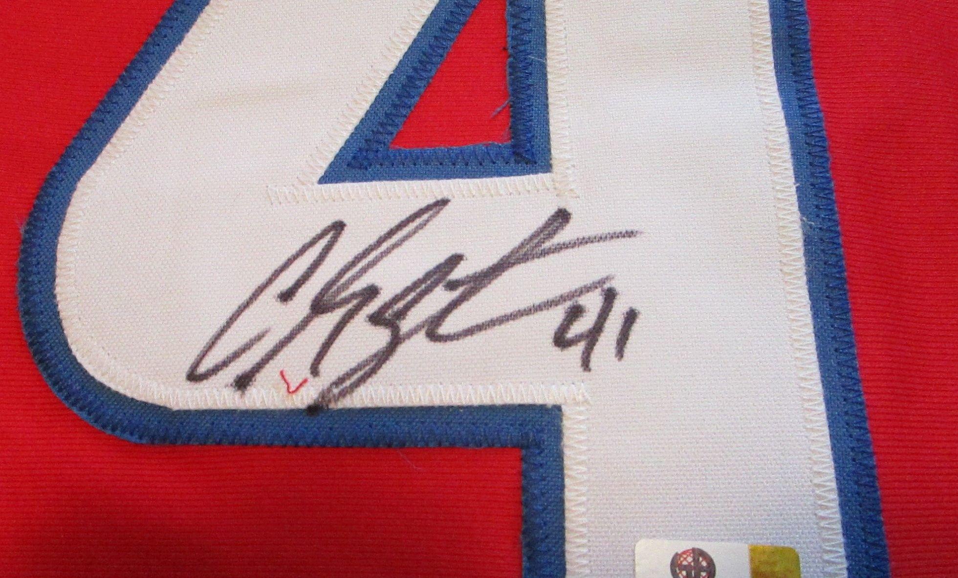 Carlos Santana, Philadelphia Phillies Star, Autographed Jersey w COA