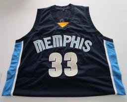 Marc Gasol, Memphis Grizzlies star Center, 3 time All Star Autographed Jersey w COA