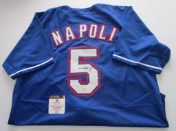 Mike Napoli, Texas Rangers Catcher, World Series Champion, Autographed Jersey w COA