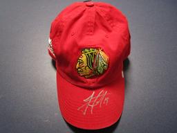 Jonathan Toews of the Chicago Blackhawks signed autographed hockey hat PAAS COA 530