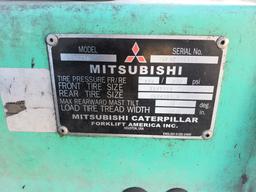 Mitsubishi FGC 25 K 5000 LB Capacity Forklift Propane Powered