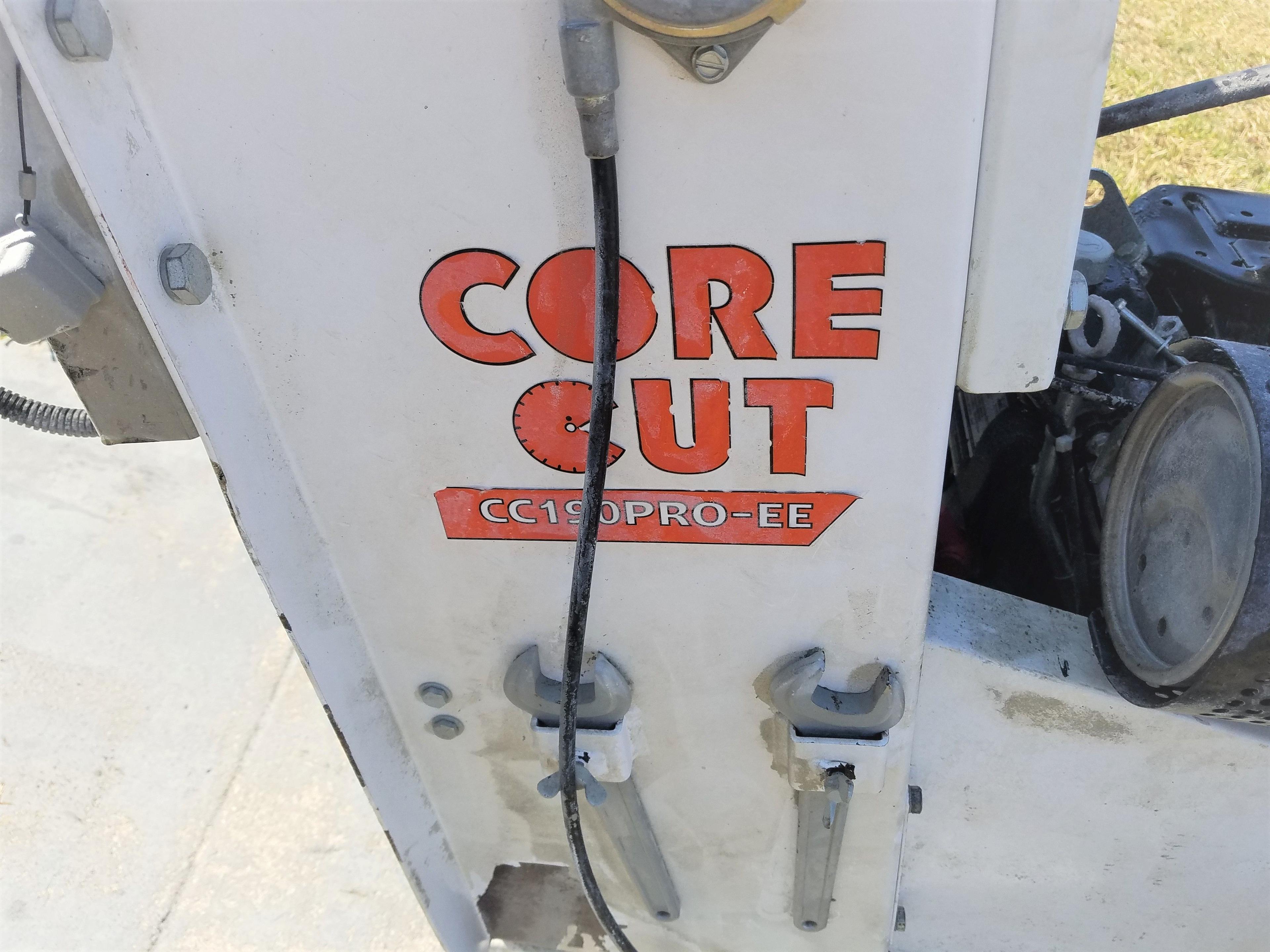 Core Cut CoreCut CC190PRO-EE Concrete Saw 44 Hours Retail $11k