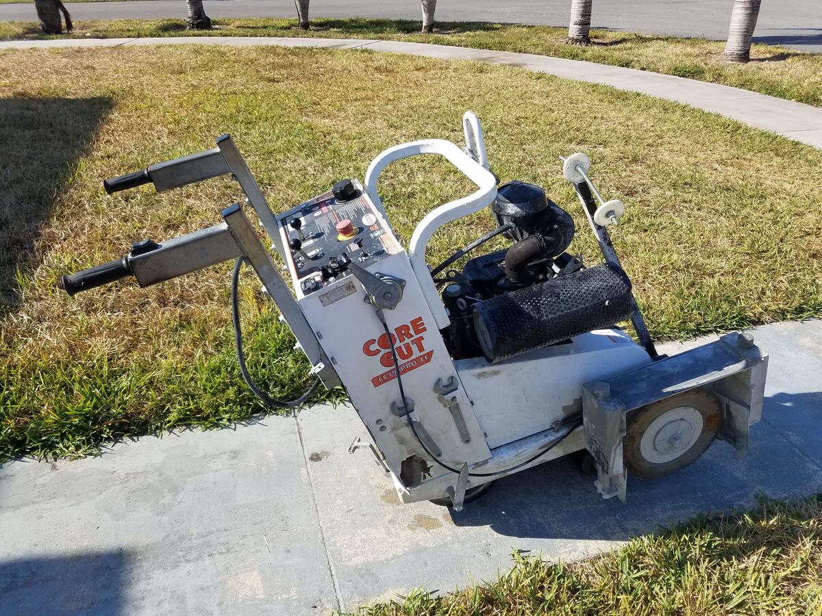 Core Cut CoreCut CC190PRO-EE Concrete Saw 44 Hours Retail $11k