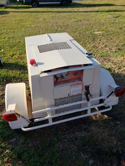 Stanley Hydraulic Compressor with Water Pump onÂ Trailer