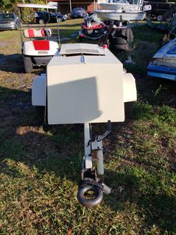 Stanley Hydraulic Compressor with Water Pump onÂ Trailer