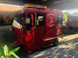 Antique Parade Mail Truck Red