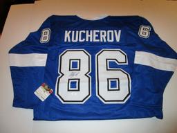 Nikita Kucherov, Tampa Bay Lightning All Star Winger, Autographed Jersey w COA