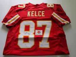 Travis Kelce, Kansas City Chiefs, 4 Time All Pro, Autographed Jersey w COA