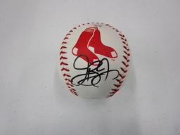 Jackie Bradley Jr of the Boston Red Sox signed autographed logo baseball PAAS COA 729