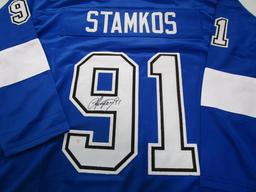 Steven Stamkos of the Tampa Bay Lighning signed autographed hockey jersey PAAS COA 382