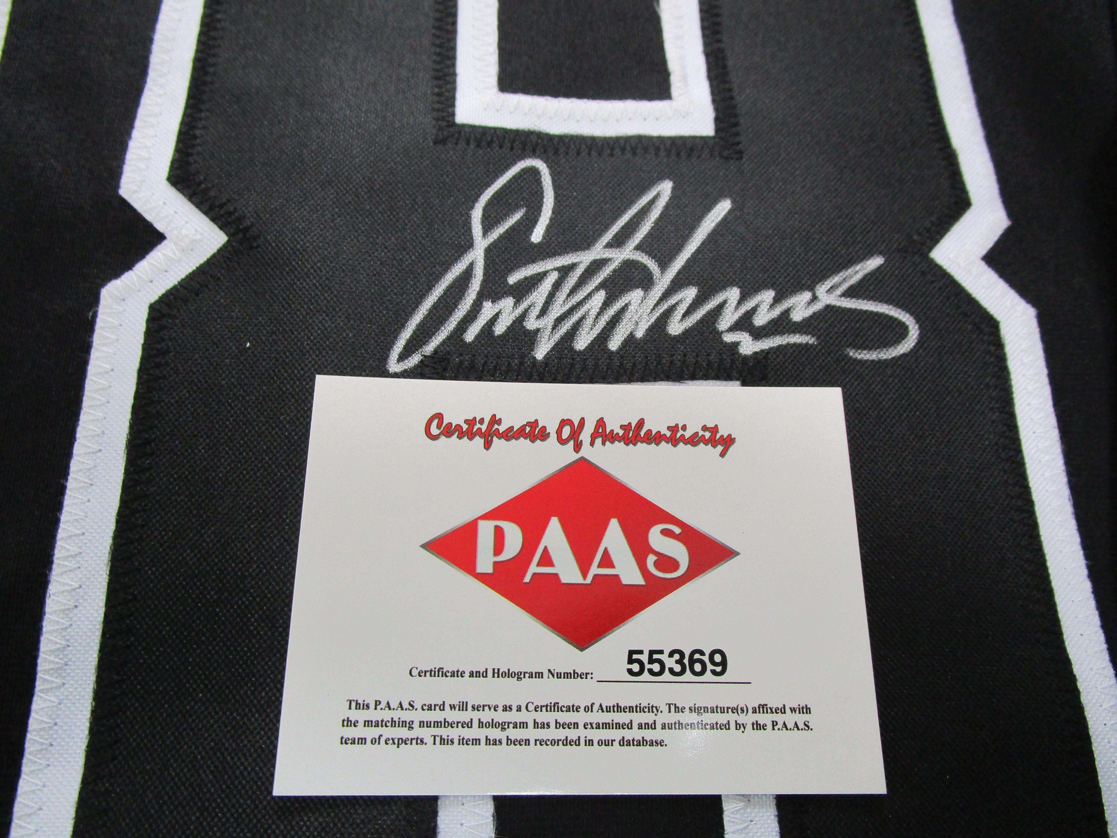 Eric Lindros of the Philadelphia Flyers signed autographed hockey jersey PAAS COA 369