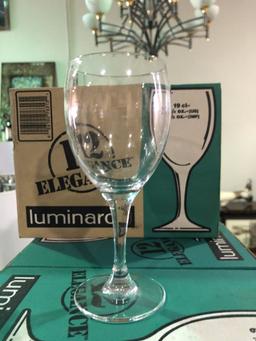 (132) Luminarc Wine Glasses (new)
