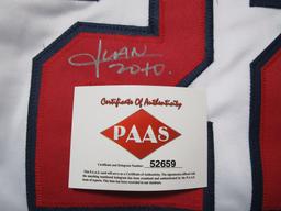 Juan Soto of the Washington Nationals signed autographed baseball jersey PAAS COA 659