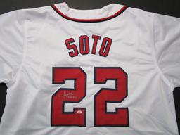 Juan Soto of the Washington Nationals signed autographed baseball jersey PAAS COA 659