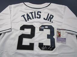 Fernando Tatis Jr of the San Diego Padres signed autographed baseball jersey JSA COA 033