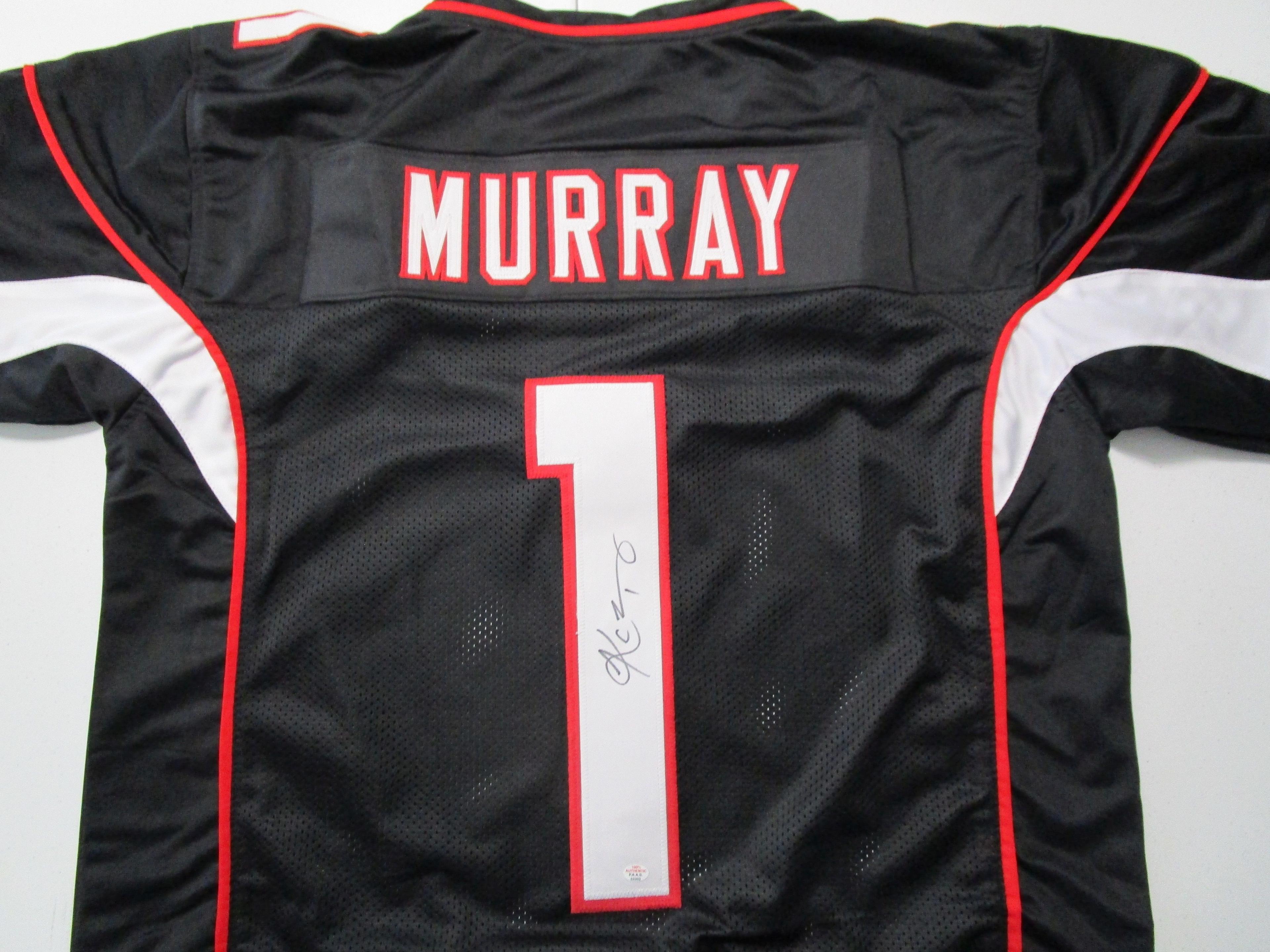 Kyler Murray of the Arizona Cardinals signed autographed football jersey PAAS COA 202