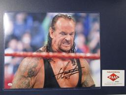 Undertaker of the WWE signed autographed 11x14 photo PAAS COA 483