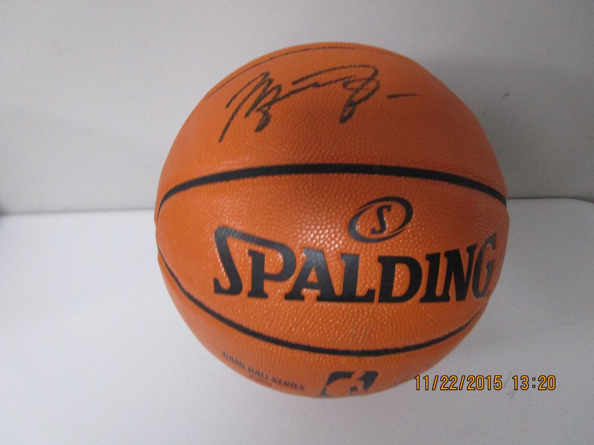 Michael Jordan of the Chicago Bulls signed autographed full size basketball ATL COA 771