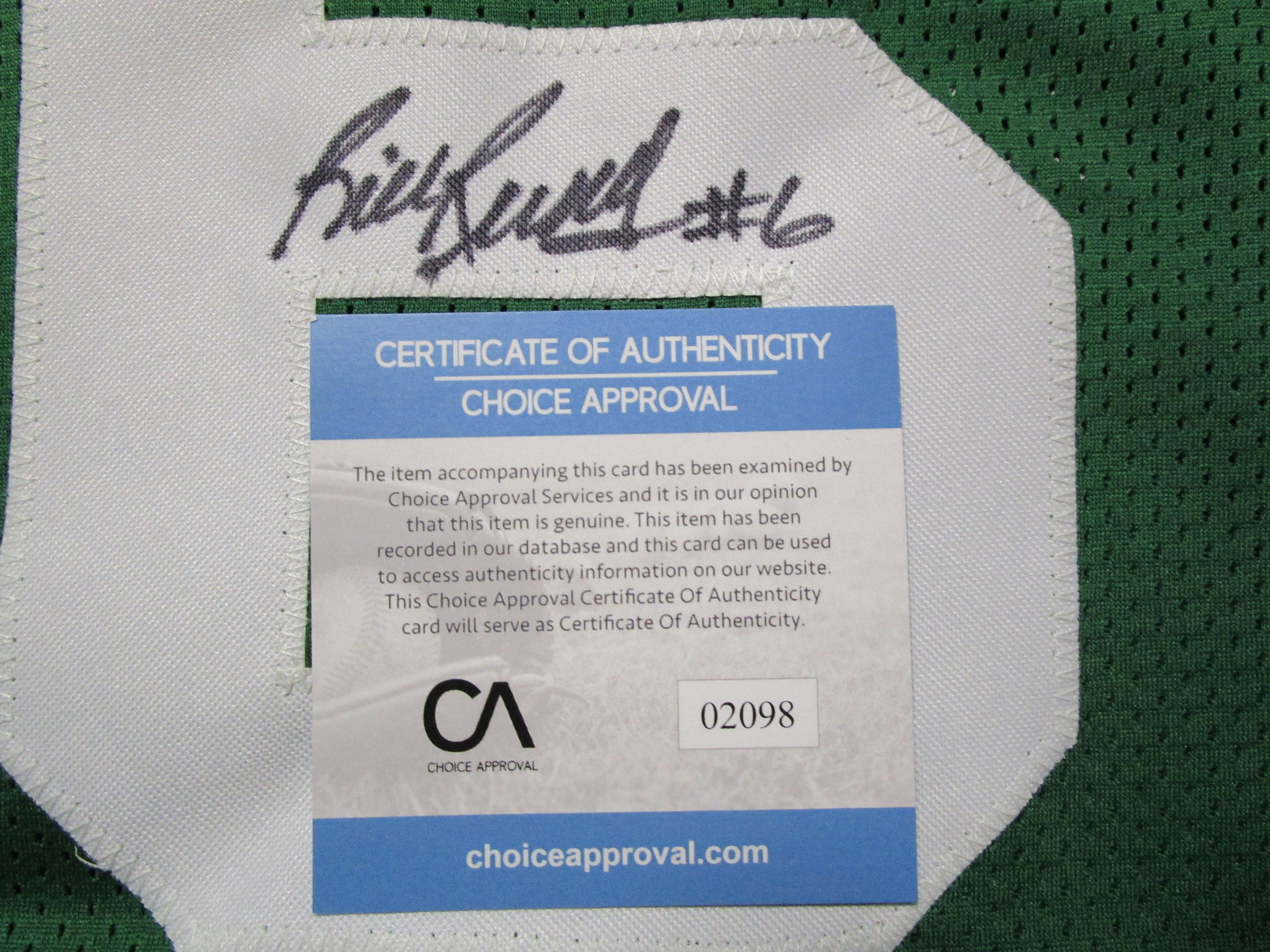 Bill Russell of the Boston Celtics signed autographed basketball jersey CA COA 098