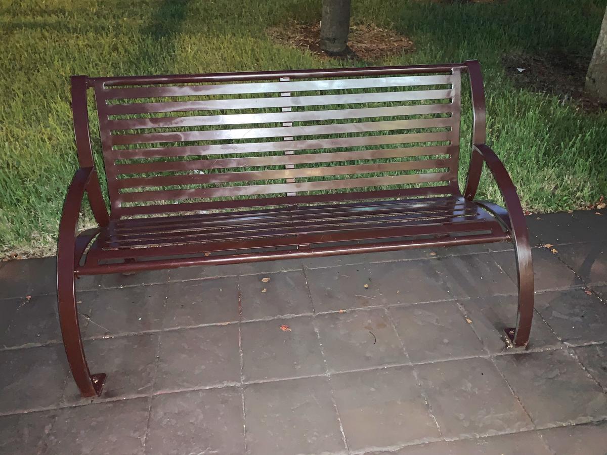 Outdoor Metal Bench