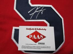 Freddie Freeman of the Atlanta Braves signed autographed baseball jersey PAAS COA 550