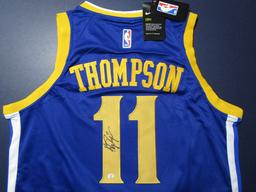 Klay Thompson of the Golden State Warriors signed autographed basketball jersey PAAS COA 463