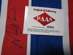 Mark Messier of the NY Rangers signed autographed hockey jersey PAAS COA 829